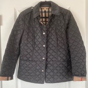 Burberry Black Quilted Jacket